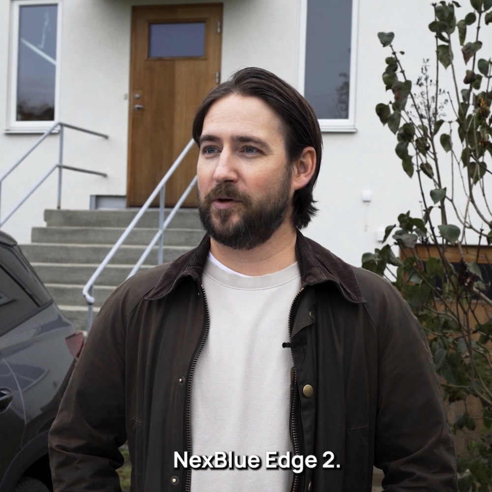 NexBlue Edge 2 i Spånga – snygg design och smidig installation med Evify